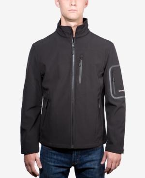 Emanuel Ungaro Men's Soft-shell Full-zip Stand-collar Jacket
