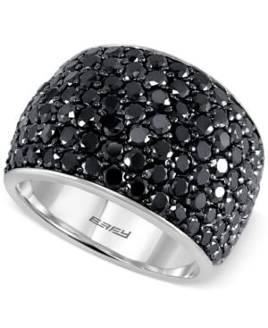 Effy Black Diamond Ring (3-5/8 Ct. T.w.) In 14k White Gold