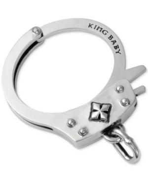 King Baby Men's Handcuff Bracelet In Sterling Silver