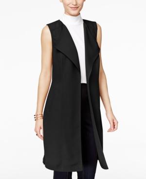 Inc International Concepts Open-front Long Vest, Only At Macy's