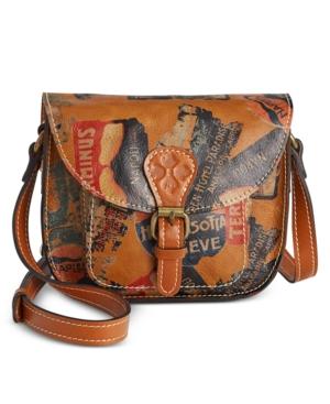 Patricia Nash Argos Crossbody Saddle Bag