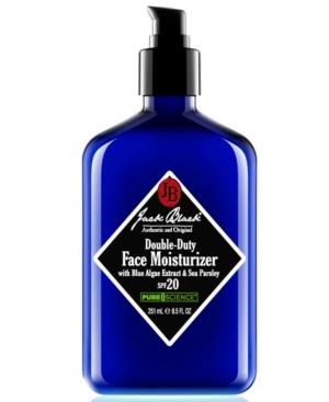 Jack Black Double-duty Face Moisturizer Spf 20 With Blue Algae Extract & Sea Parsley, 8.5 Oz