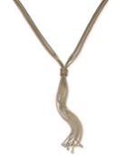 Alfani Tri-tone Knotted Lariat Necklace, 32 + 2 Extender, Created For Macy's