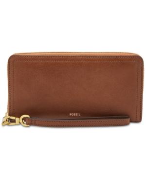 Fossil Logan Zip Around Wallet