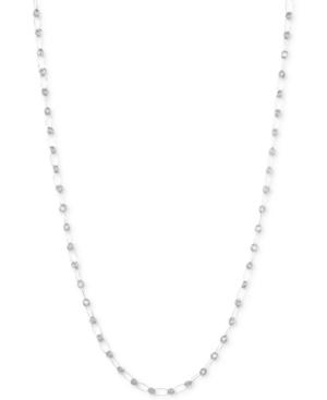 Anne Klein Silver-tone Textured Multi-link Long Length Necklace