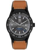 Tag Heuer Men's Swiss Modular Connected 2.0 Carrera Light Brown Leather Strap Smart Watch 45mm Sbf8a8013.82ft6110