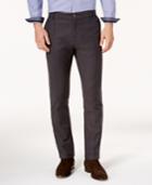 Ryan Seacrest Distinction Men's Modern-fit Gray Knit Pants, Created For Macy's