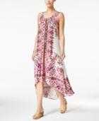 Style & Co Cutout High-low Maxi Dress, Only At Macy's