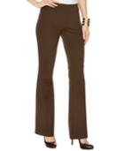 Inc International Concepts Curvy-fit Pull-on Bootcut Ponte Pants, Only At Macy's