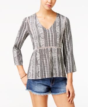 Roxy Juniors' World Turning Printed Top