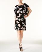 Alfani Prima Printed Popover Shift Dress, Only At Macy's