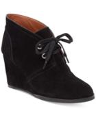Lucky Brand Women's Seleste Lace-up Wedge Booties Women's Shoes
