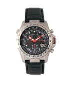 Morphic Quartz M59 Series Gold And Black Canvas Watch 44mm