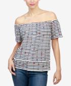 Lucky Brand Cotton Off-the-shoulder Top