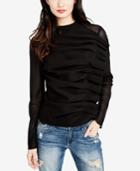 Rachel Rachel Roy Ruched Illusion-detail Top, Created For Macy's