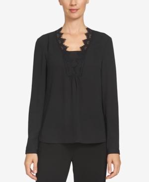 Cece Lace-trim Blouse