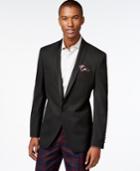 Tallia Solid Black Shawl-collar Tuxedo Jacket