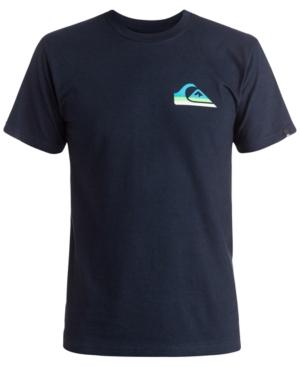 Quiksilver Men's New Neon Graphic-print Logo T-shirt