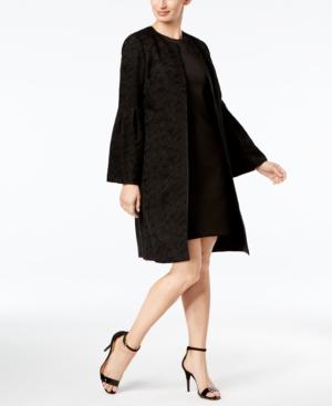 Calvin Klein Bell-sleeve Jacquard Topper Jacket