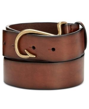 Club Room Men's Fish-hook Buckle Belt, Created For Macy's