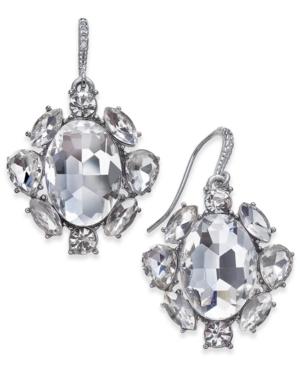 Charter Club Silver-tone Cubic Zirconia Drop Earrings, Only At Macy's
