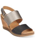 White Mountain Teller Wedge Sandals Women's Shoes