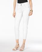 Thalia Sodi Double-button Skinny Ankle Pants, Created For Macy's
