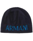 Armani Exchange Men's Logo Beanie