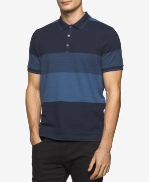 Calvin Klein Men's Striped Polo