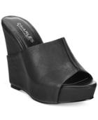 Charles By Charles David Alamo Mule Wedges Women's Shoes
