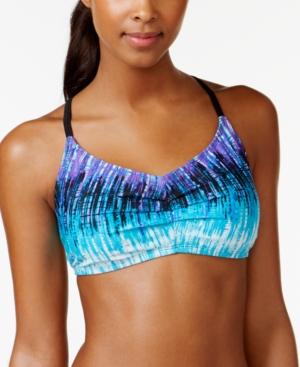 Go By Gossip Strappy Racerback Bikini Top Women's Swimsuit