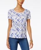 Karen Scott Print T-shirt, Only At Macy's