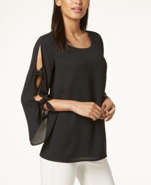 Alfani Tie-sleeve Blouse, Created For Macy's
