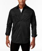 Sean John Men's Double Pocket Flight Shirt