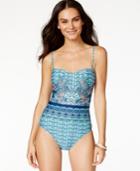 Kenneth Cole Reaction Printed One-piece Swimsuit Women's Swimsuit
