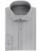 Calvin Klein Men's X Extra Slim-fit Graphite Striped Dress Shirt