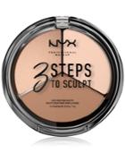 Nyx Professional Makeup Three Steps To Sculpt Palette