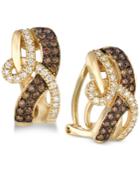 Le Vian Chocolatier Diamond Swirl Drop Earrings (1/2 Ct. T.w.) In 14k Gold