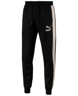 Puma Men's T7 Faux-suede Trim Track Pants