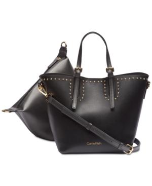 Calvin Klein Toni Studded Tote