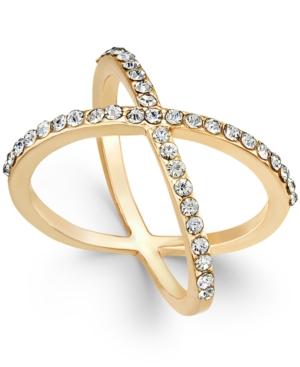 Inc International Concepts Criss Cross Rhinestone Rings, Created For Macy's