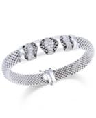 Diamond Mesh Bracelet (1/3 Ct. T.w.) In Sterling Silver