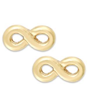 Kate Spade New York Gold-tone Mini Infinity Stud Earrings