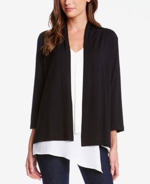 Karen Kane Molly Three-quarter-sleeve Knit Cardigan