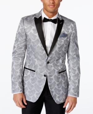 Tallia Men's Paisley Slim Fit Evening Jacket