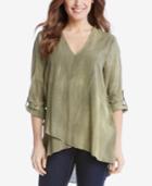 Karen Kane High-low Utility Top