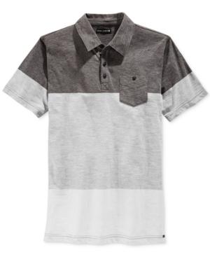 Univibe Men's Dusty Colorblocked Pocket Polo