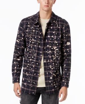 Jaywalker Men's Bleach Flannel Shirt, Only At Macy's