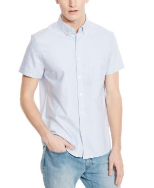 Kenneth Cole Reaction Men's Wilfred Oxford Short-sleeve Shirt