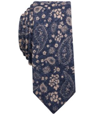 Men's Penguin Woodland Pine Paisley Skinny Tie
